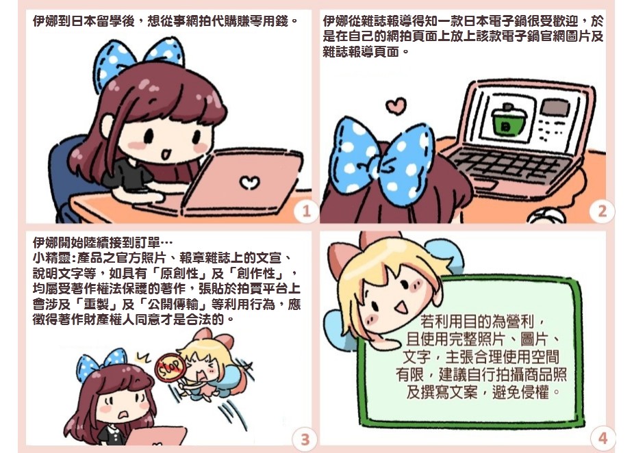 網拍商品圖片避免侵權