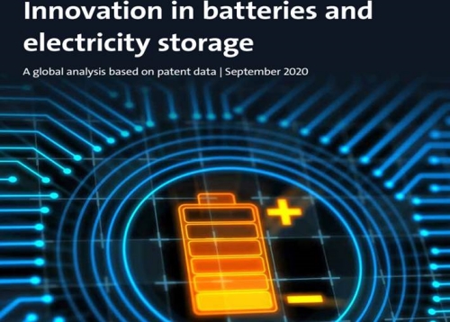 電池和電力儲能的技術創新之全球專利分析