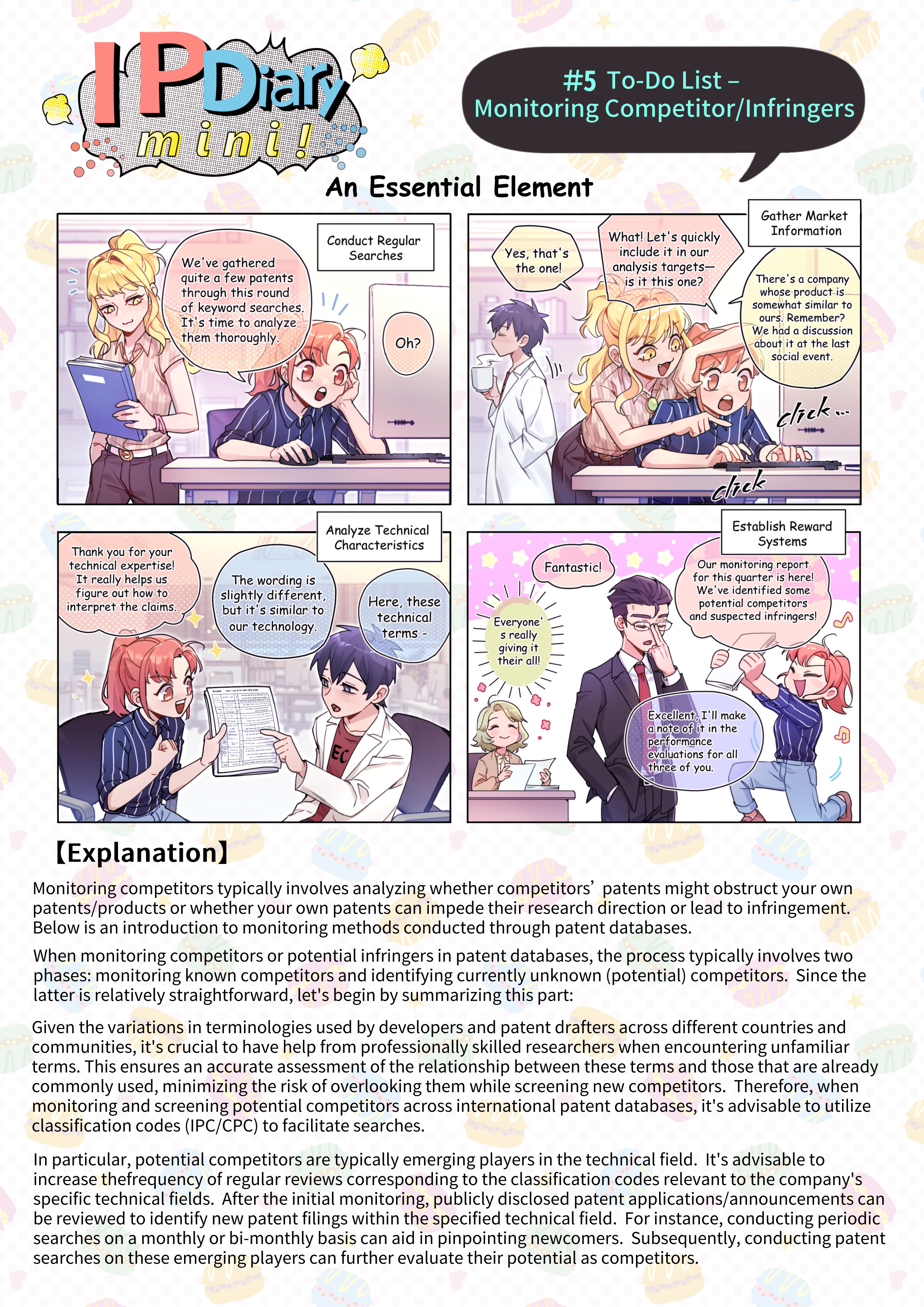 IP Diary mini! #5 Monitoring Competitor Infringers