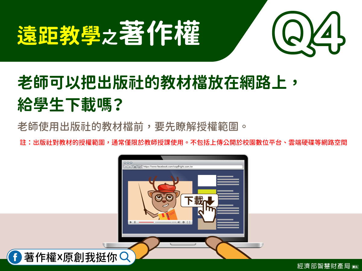 著作權懶人包-遠距教學之著作權Q&A05