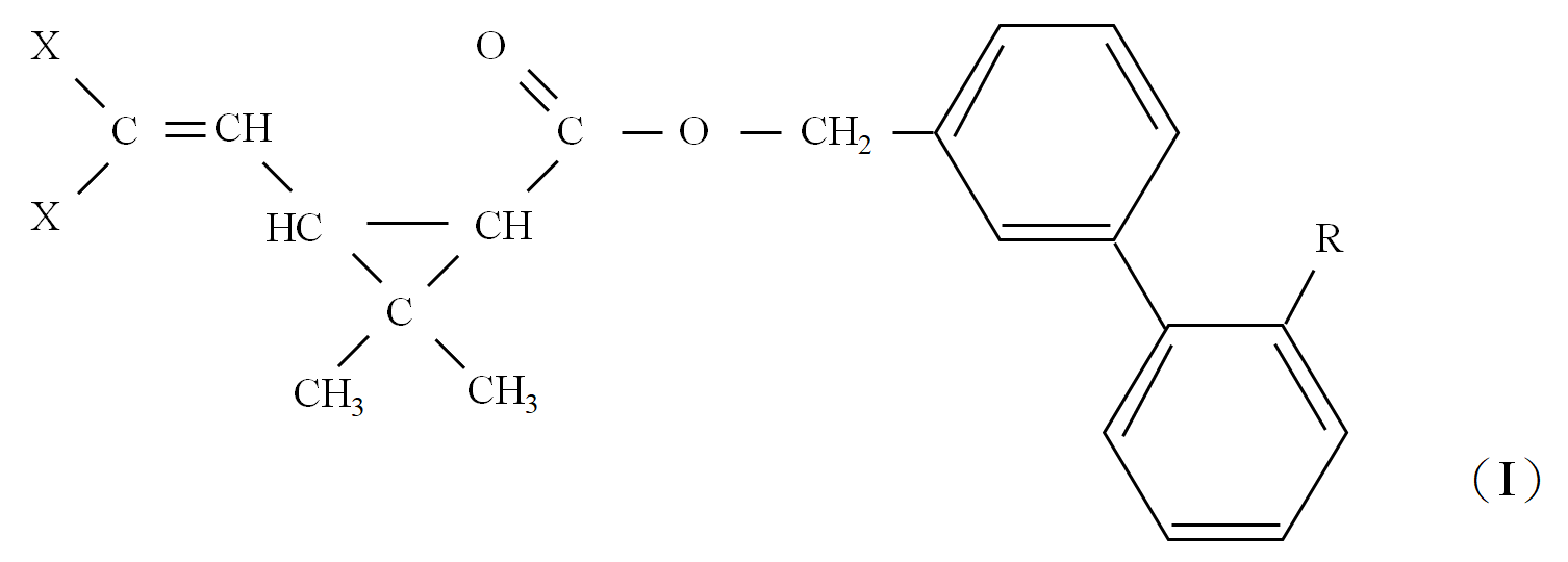 環丙烷羧酸酯衍生物的化學式