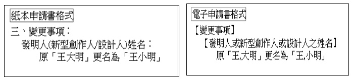 程序基準第3章例1圖_發明人更改姓名