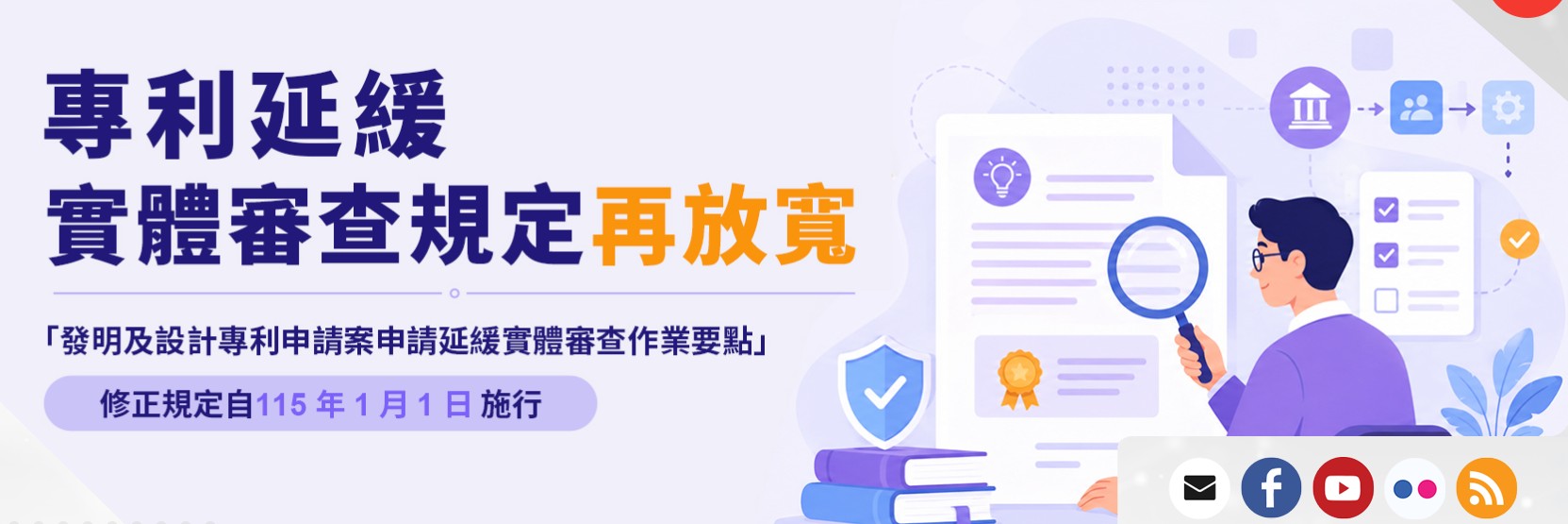 專利延緩再放寬
